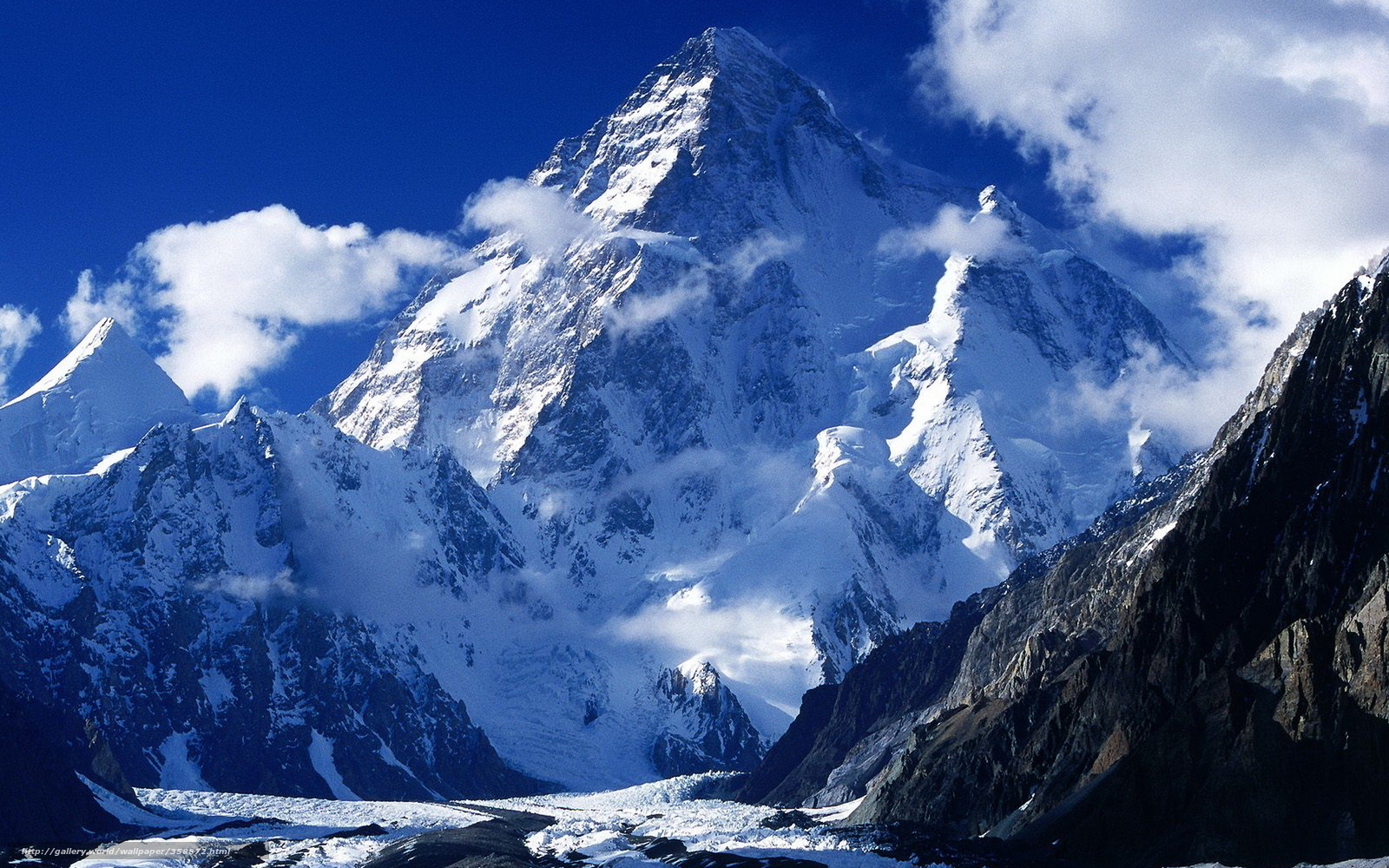 Download Wallpaper Mountains, Landscape, Water, Snowy - Pakistan Northern Areas Beauty - HD Wallpaper 