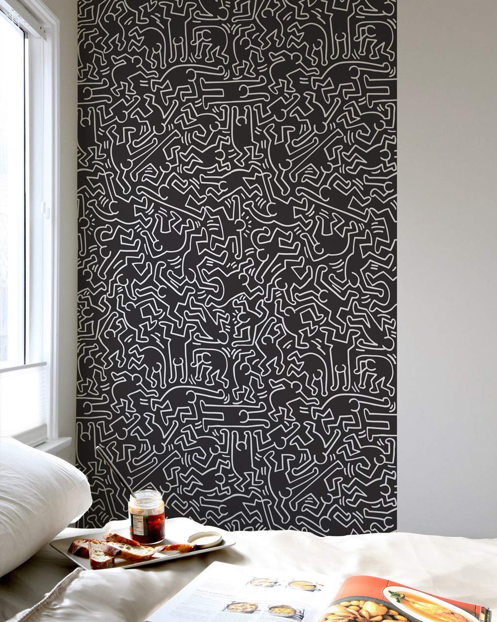 Keith Haring Dancers Wall Tiles - HD Wallpaper 