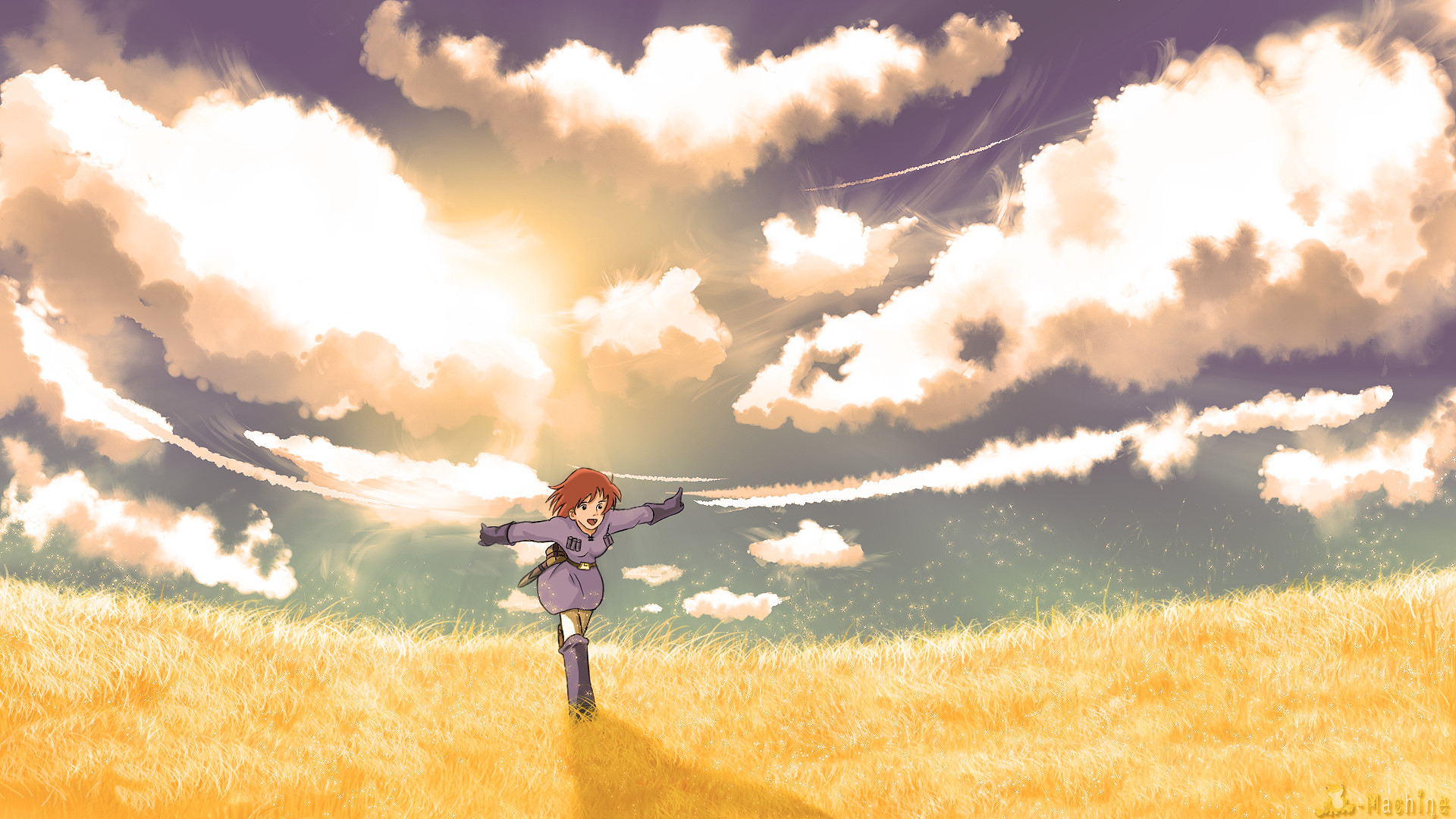 Nausicaa Of The Golden Field - HD Wallpaper 