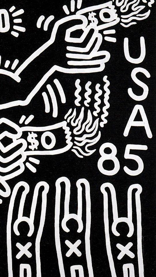 Keith Haring Lockscreen - HD Wallpaper 