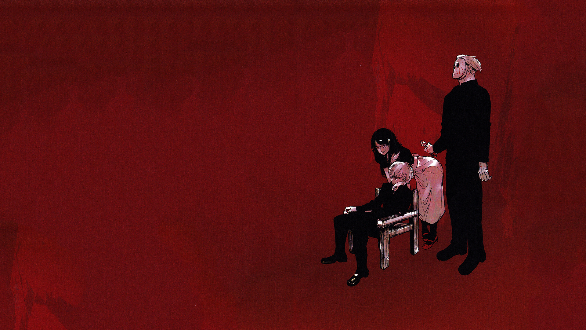 Tokyo Ghoul Kaneki Rize Anime - HD Wallpaper 