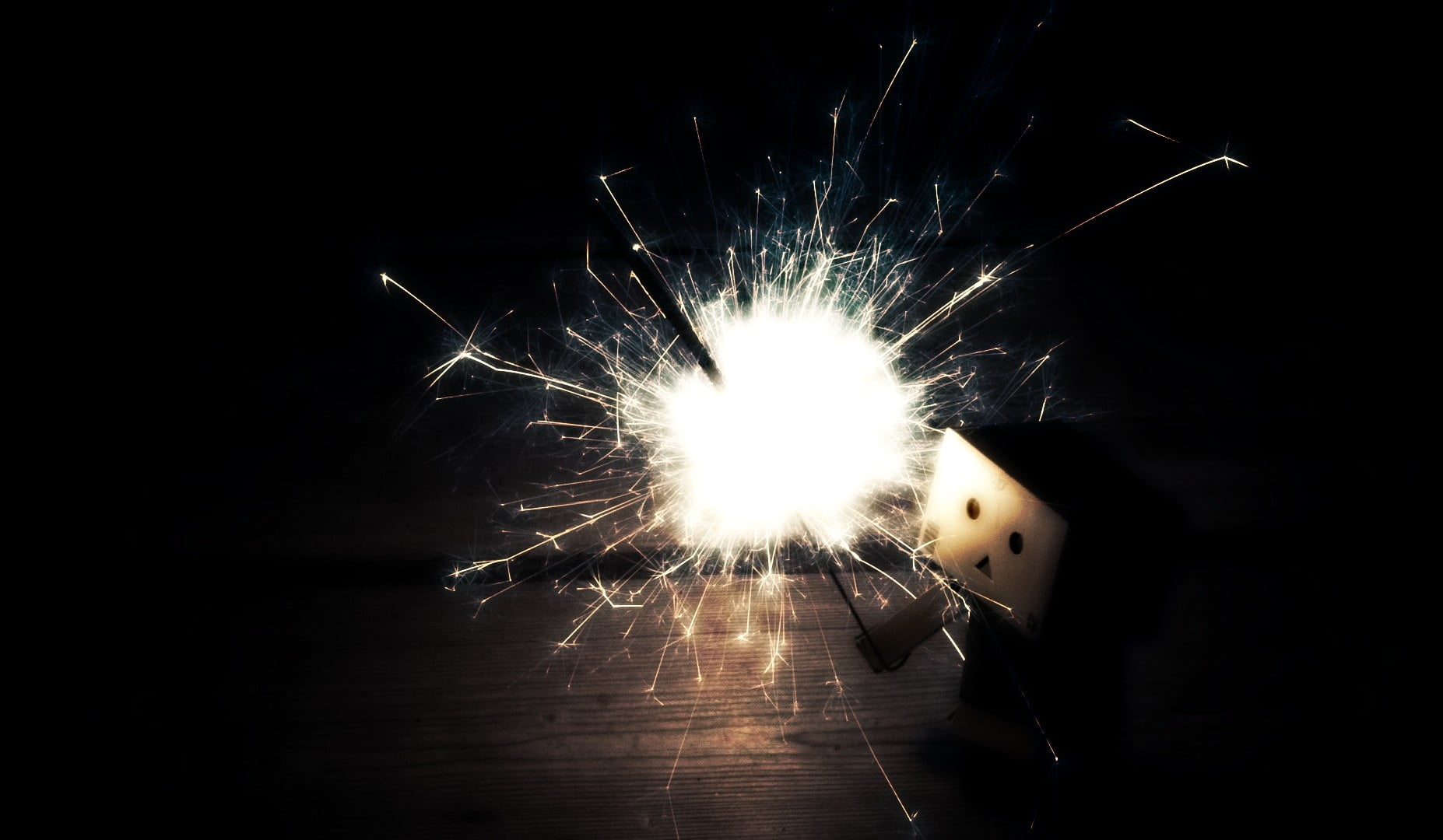 Fireworks Danbo - HD Wallpaper 