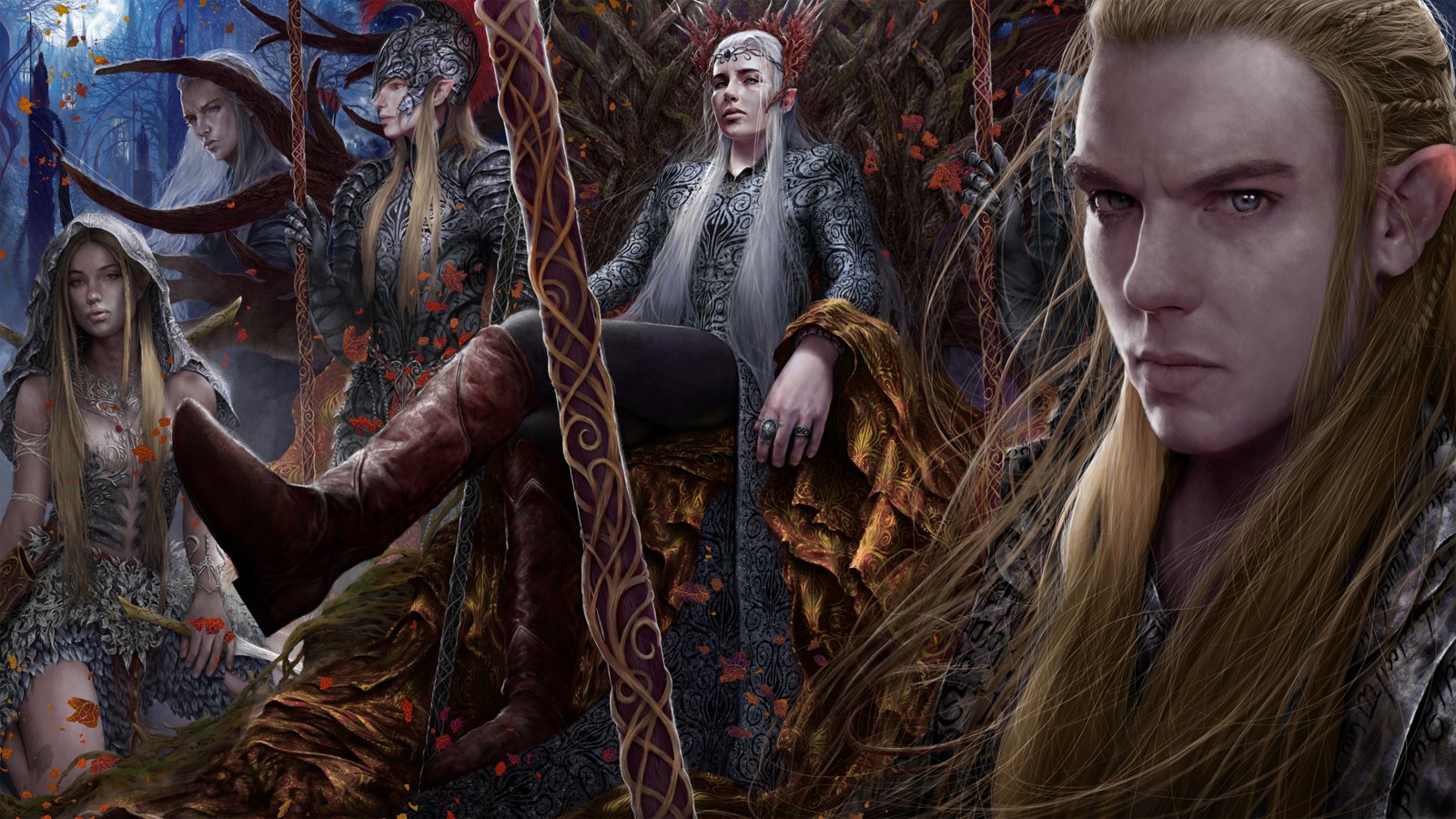 Elves Of Woodland Realm - HD Wallpaper 