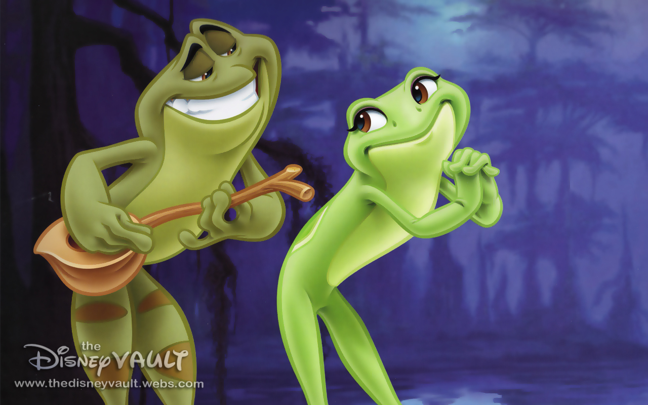 Prince Naveen And Princess Tiana - Princess And The Frog Tiana Frog - HD Wallpaper 