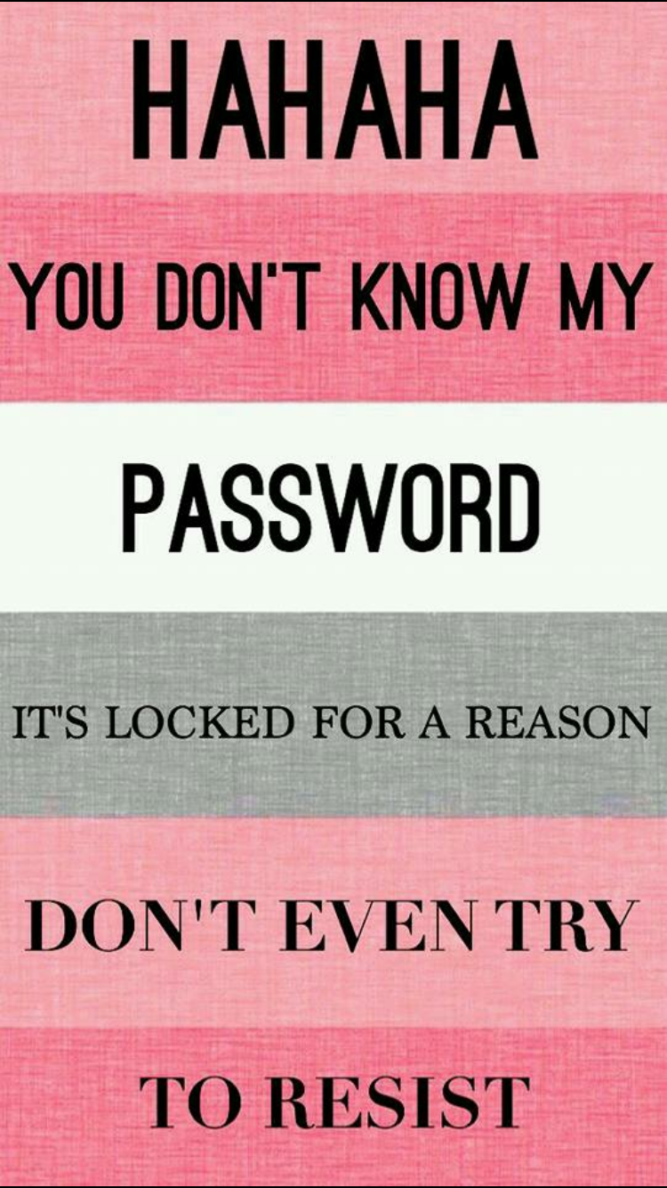 Funny Ipad Lock Screen Png - Lock Screen Wallpaper Haha You Don T Know My Password - HD Wallpaper 