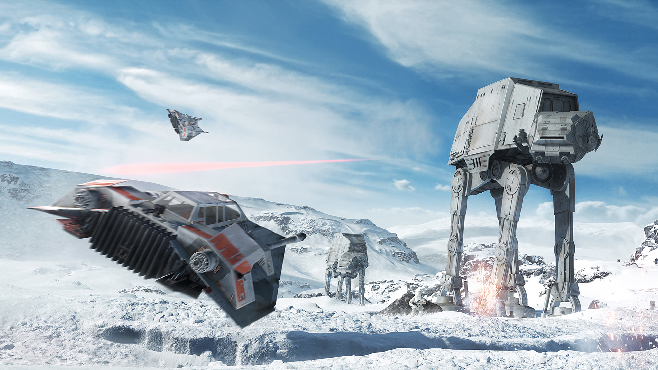 Star Wars Battlefront 4k Hd Wallpaper - Star Wars Hoth Battle - HD Wallpaper 