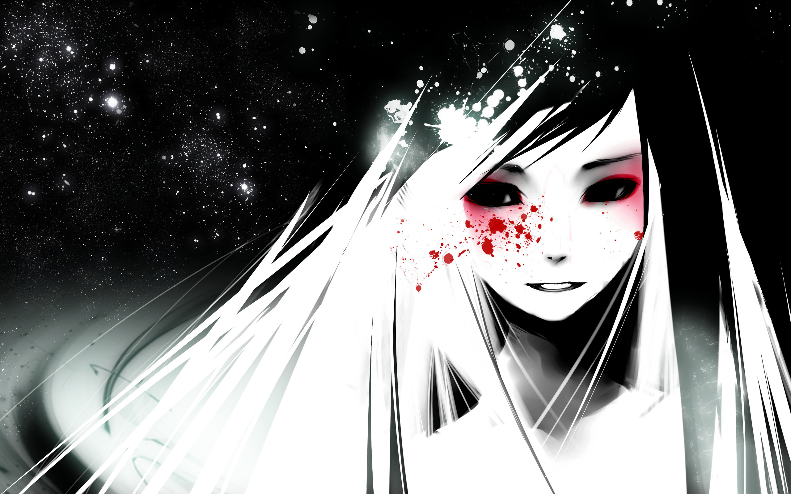 Anime Wallpapers 1 Cool Wallpapers - Anime Black And White Hd - HD Wallpaper 