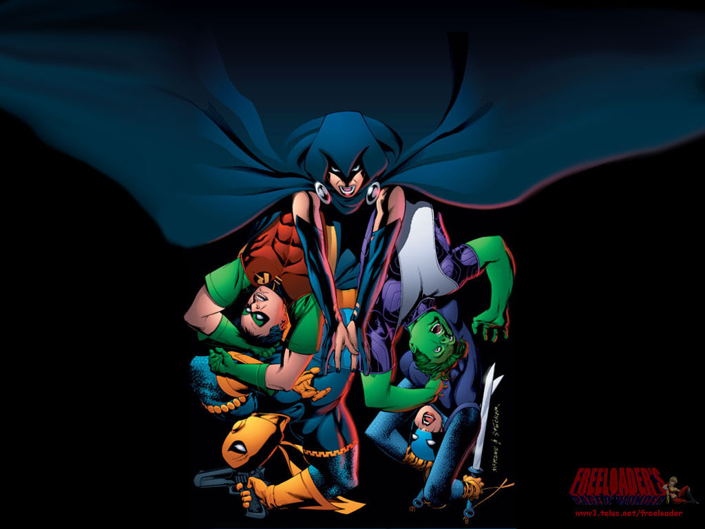 Teen Titans - Teen Titans Wallpaper Comic - HD Wallpaper 
