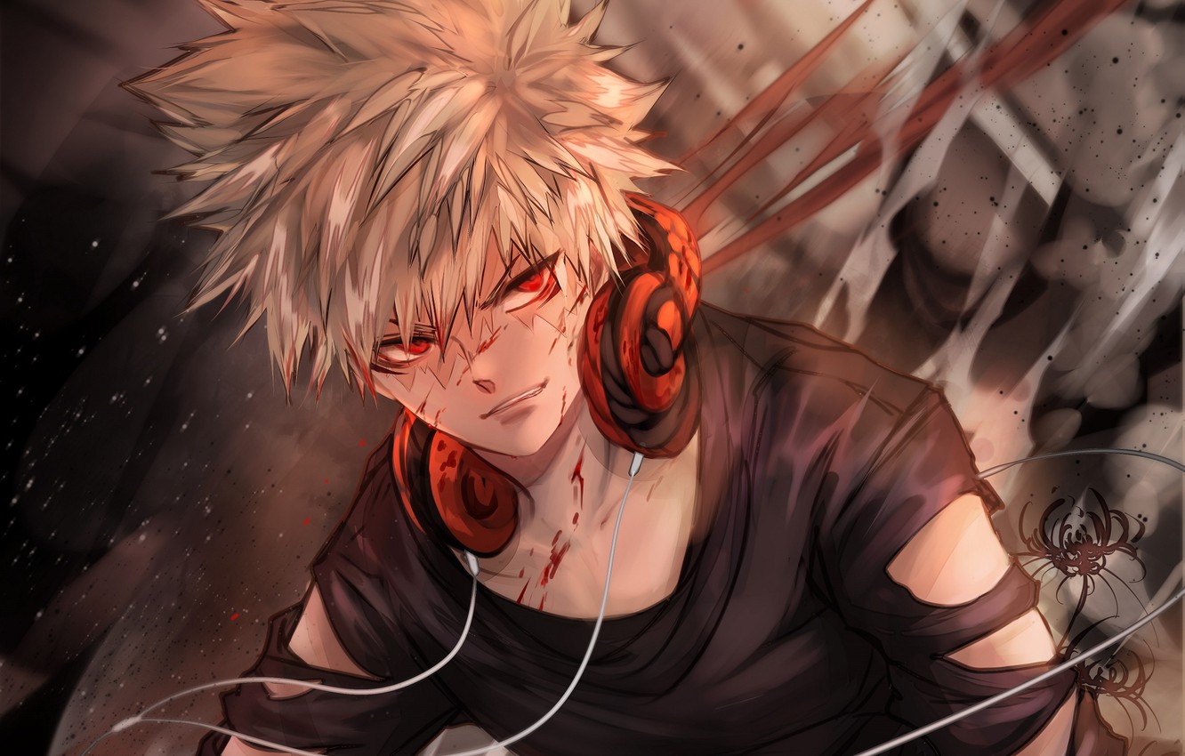 Photo Wallpaper Boku No Hero Academy, My Hero Academia, - Katsuki Bakugou Wallpaper Hd - HD Wallpaper 