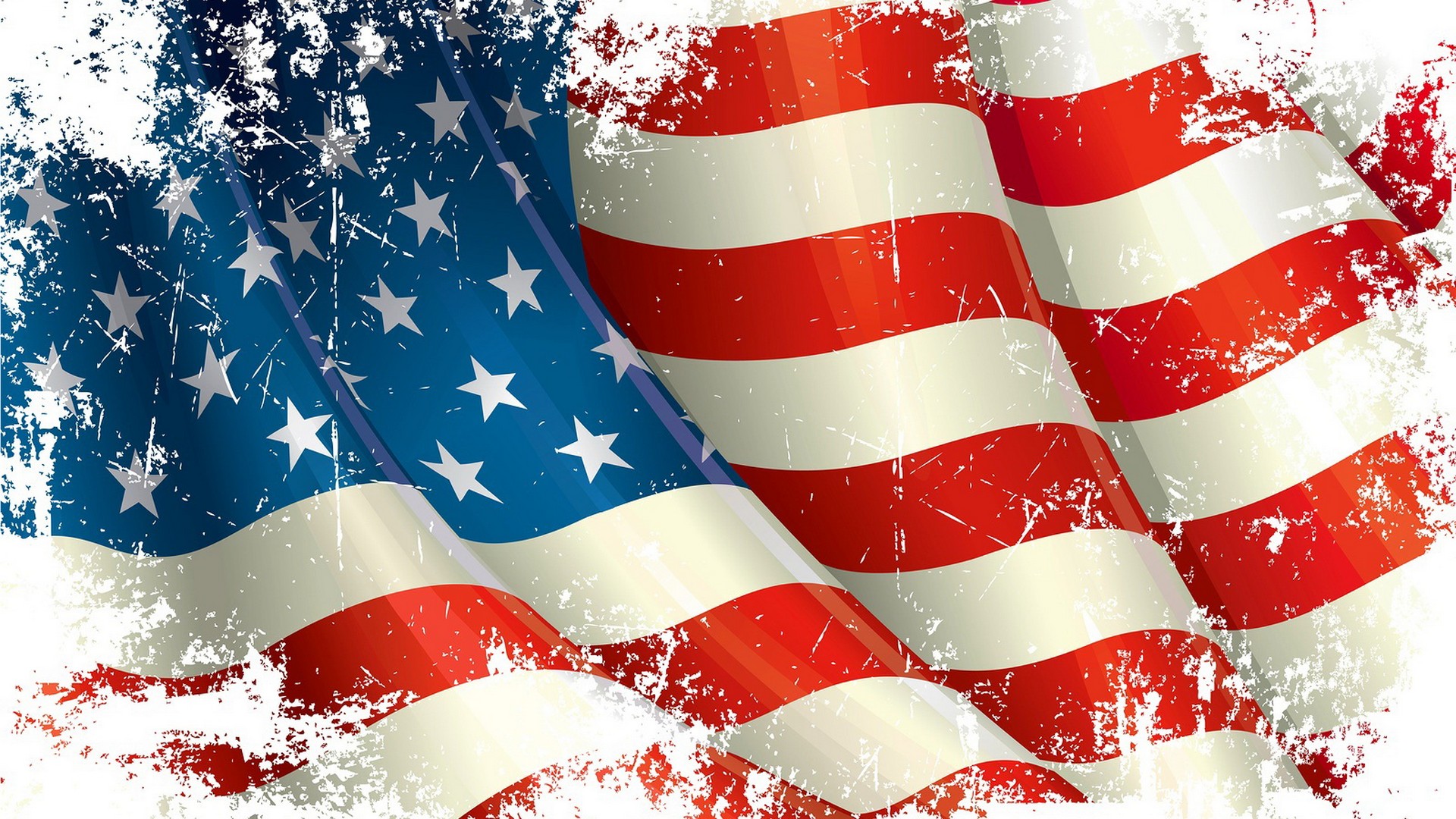 American Flag Wallpaper For Desktop With High-resolution - Grunge American  Flag Background - 1920x1080 Wallpaper 