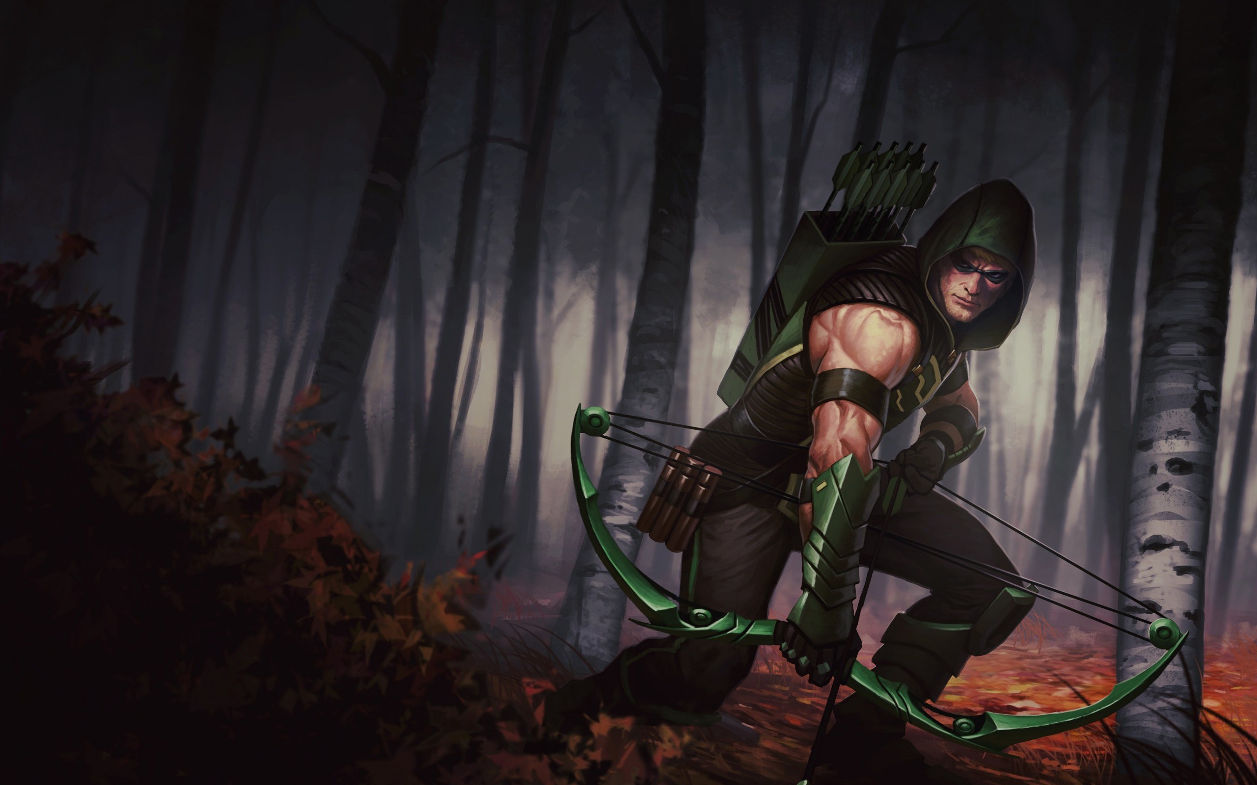 Green Arrow Desktop - HD Wallpaper 