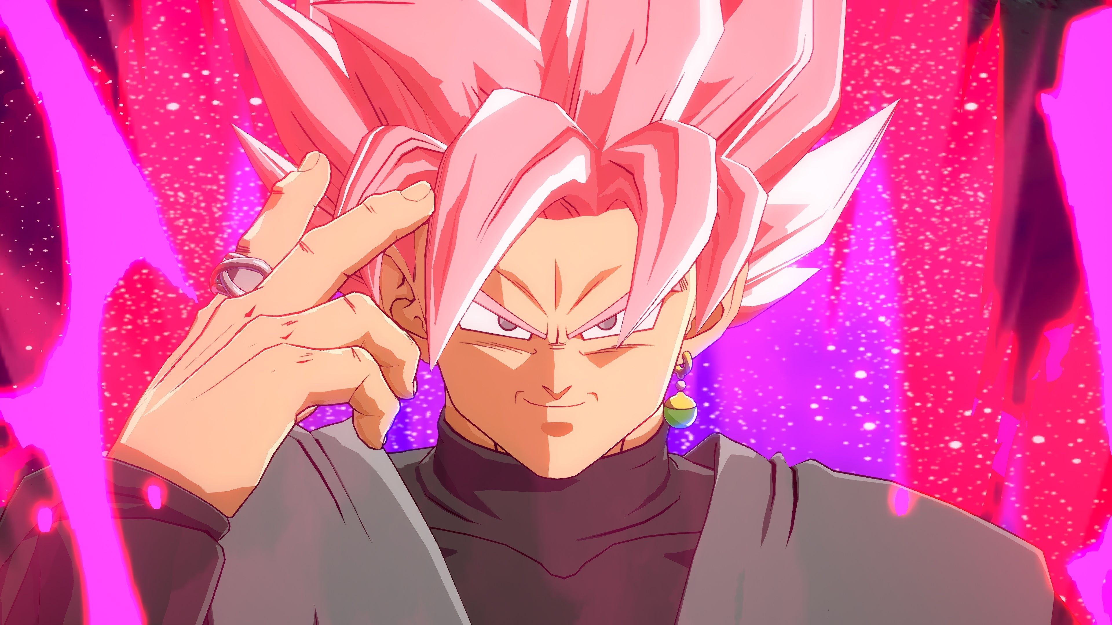 Artwork, Black Goku, Dragon Ball Super, Wallpaper - Dragonball Fighterz Goku Black - HD Wallpaper 