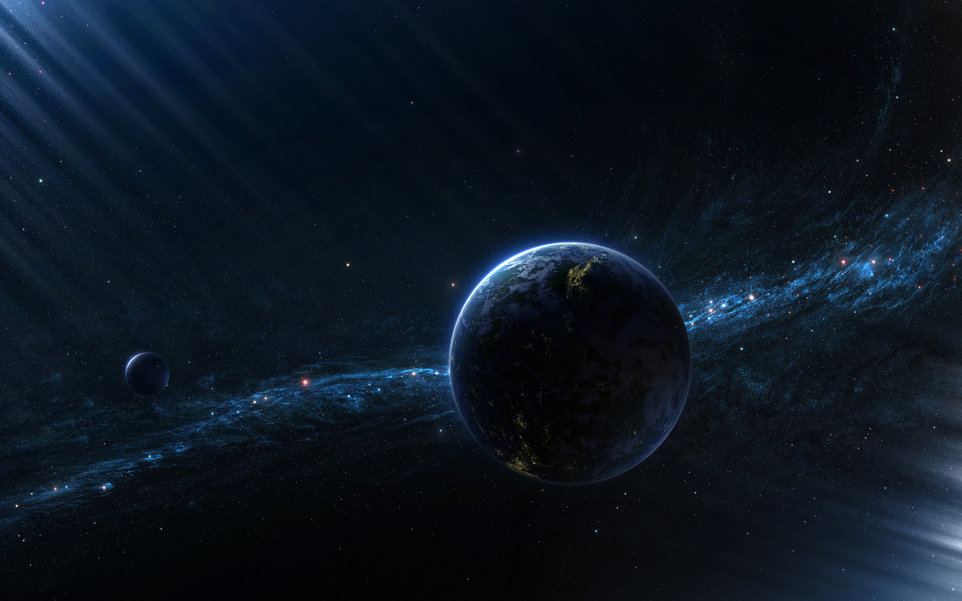 Planet Earth Wallpaper - Planet Earth Floating In Space - HD Wallpaper 