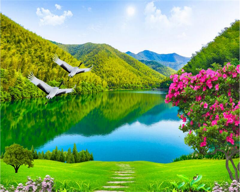 Rivers And Mountains - HD Wallpaper 