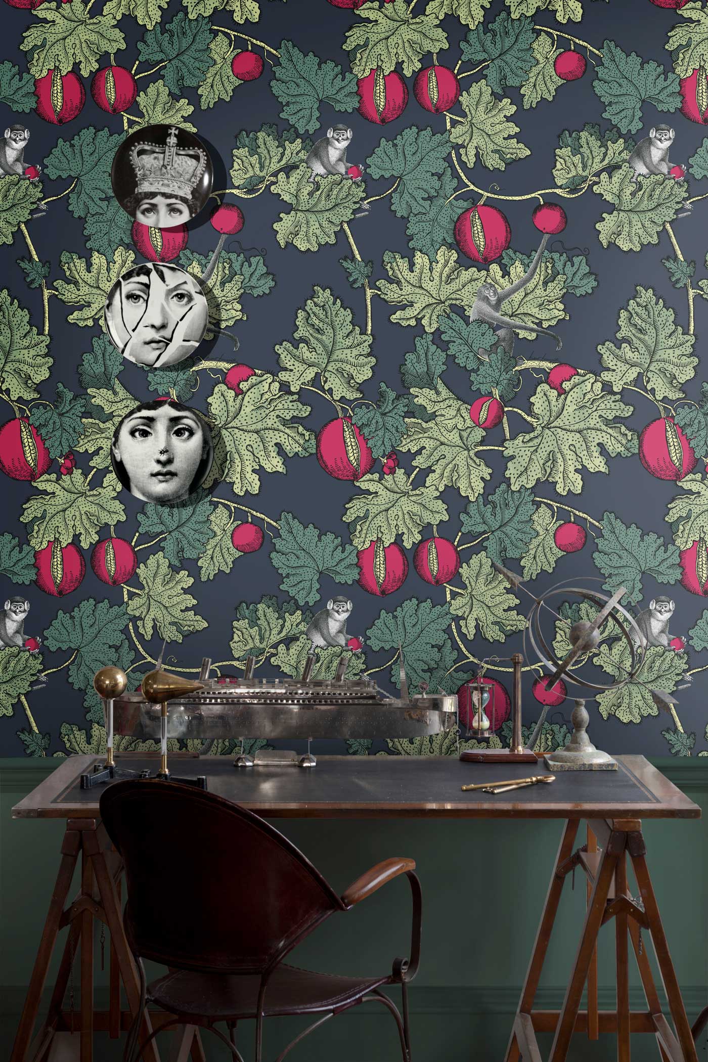 Fornasetti Wallpaper - 1400x2100 Wallpaper - teahub.io