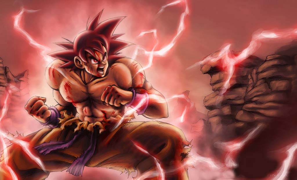 Hardrock15 - Dragon Ball Z Kaioken - HD Wallpaper 