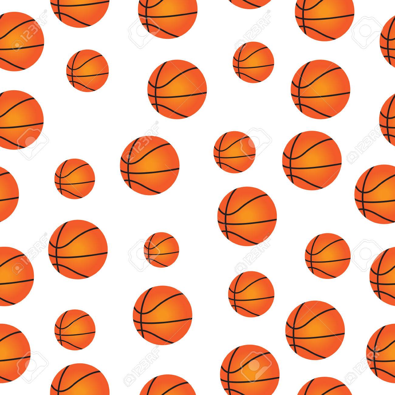 Cute Basketball Background - HD Wallpaper 