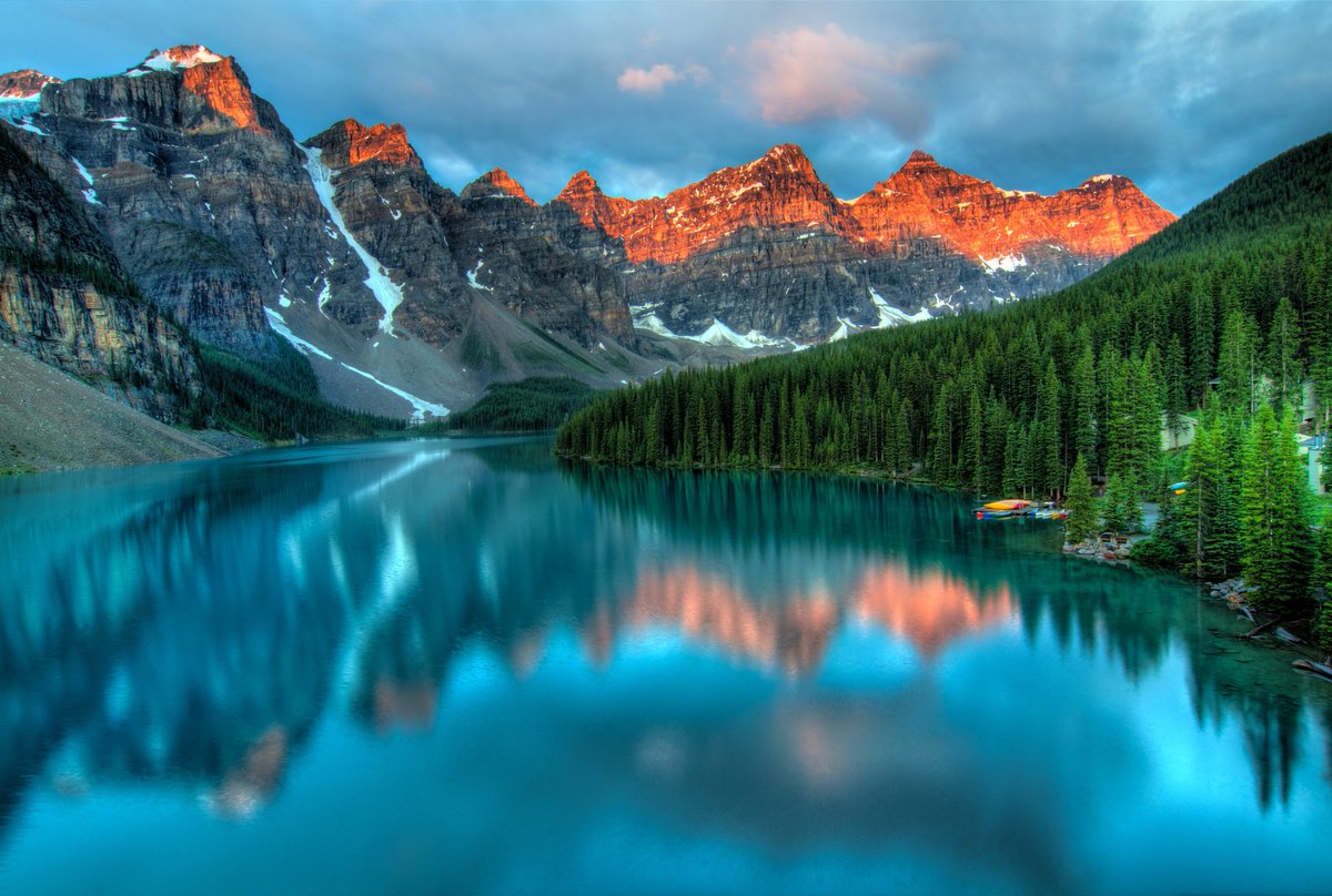 Moraine Lake - HD Wallpaper 