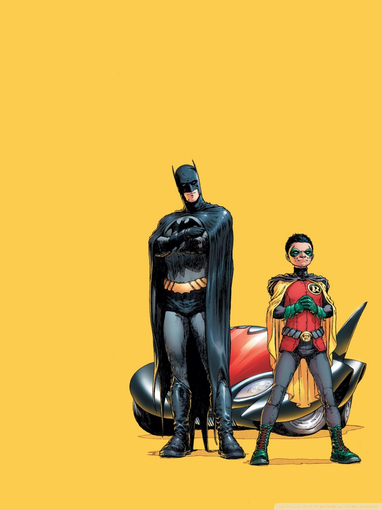 Cartoon Batman Wallpaper Iphone - 768x1024 Wallpaper 