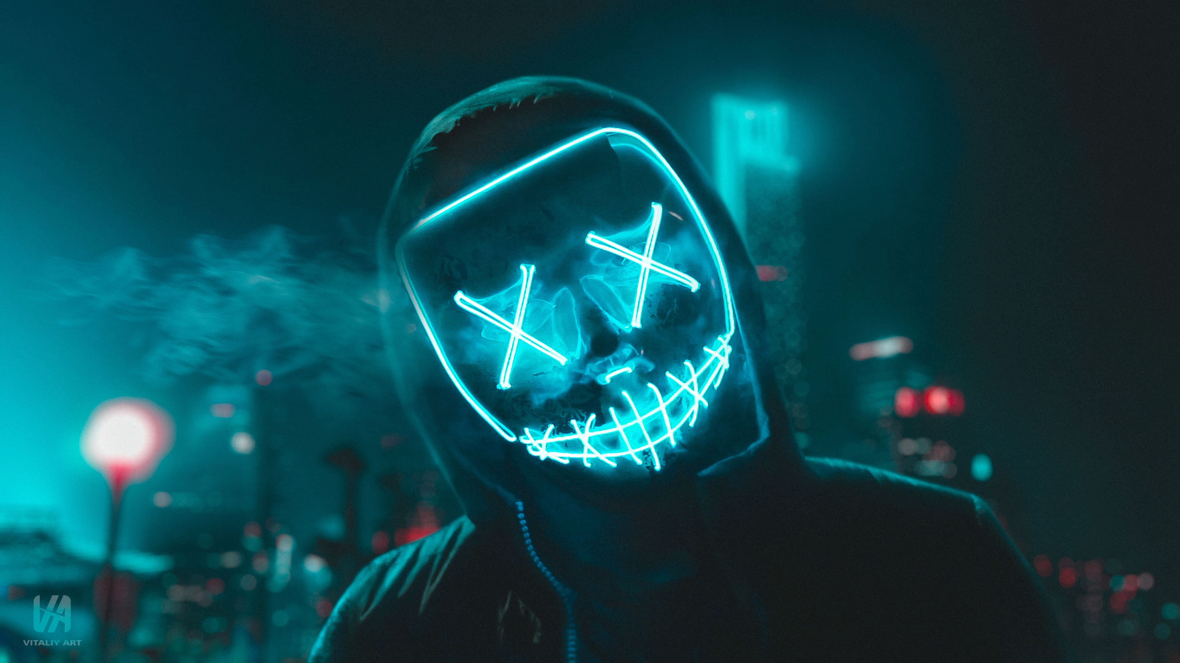 Led Purge Mask - HD Wallpaper 