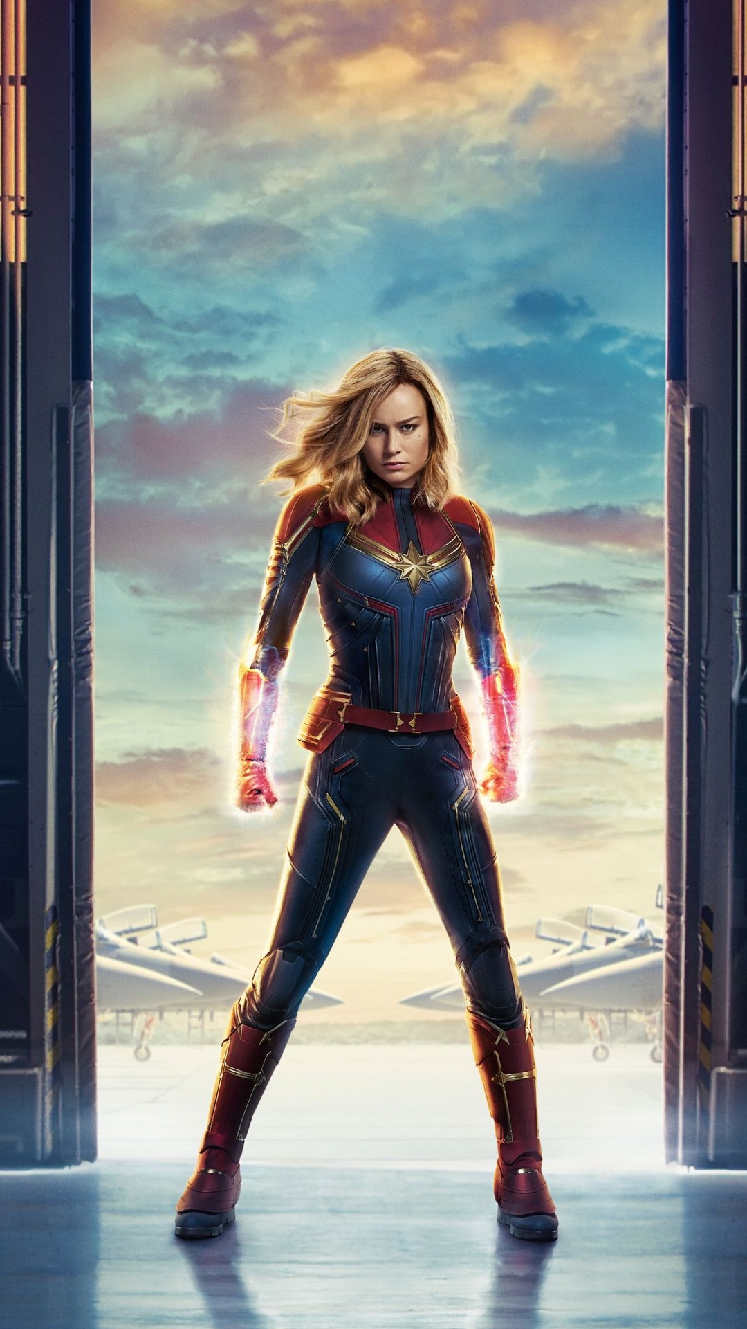 Wallpaper Captain Marvel Iphone With High-resolution - Iphone X Captain Marvel Backgrounds - HD Wallpaper 