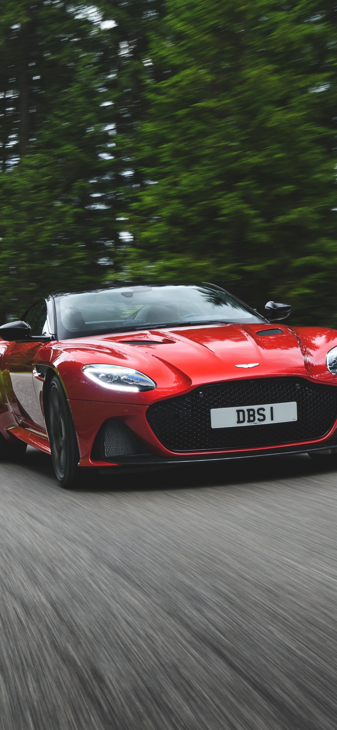 Red, Sports Car, Aston Martin Dbs Superleggera, Wallpaper - Aston Martin Dbs Superleggera Iphone - HD Wallpaper 