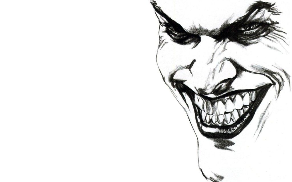 Joker White Background - HD Wallpaper 