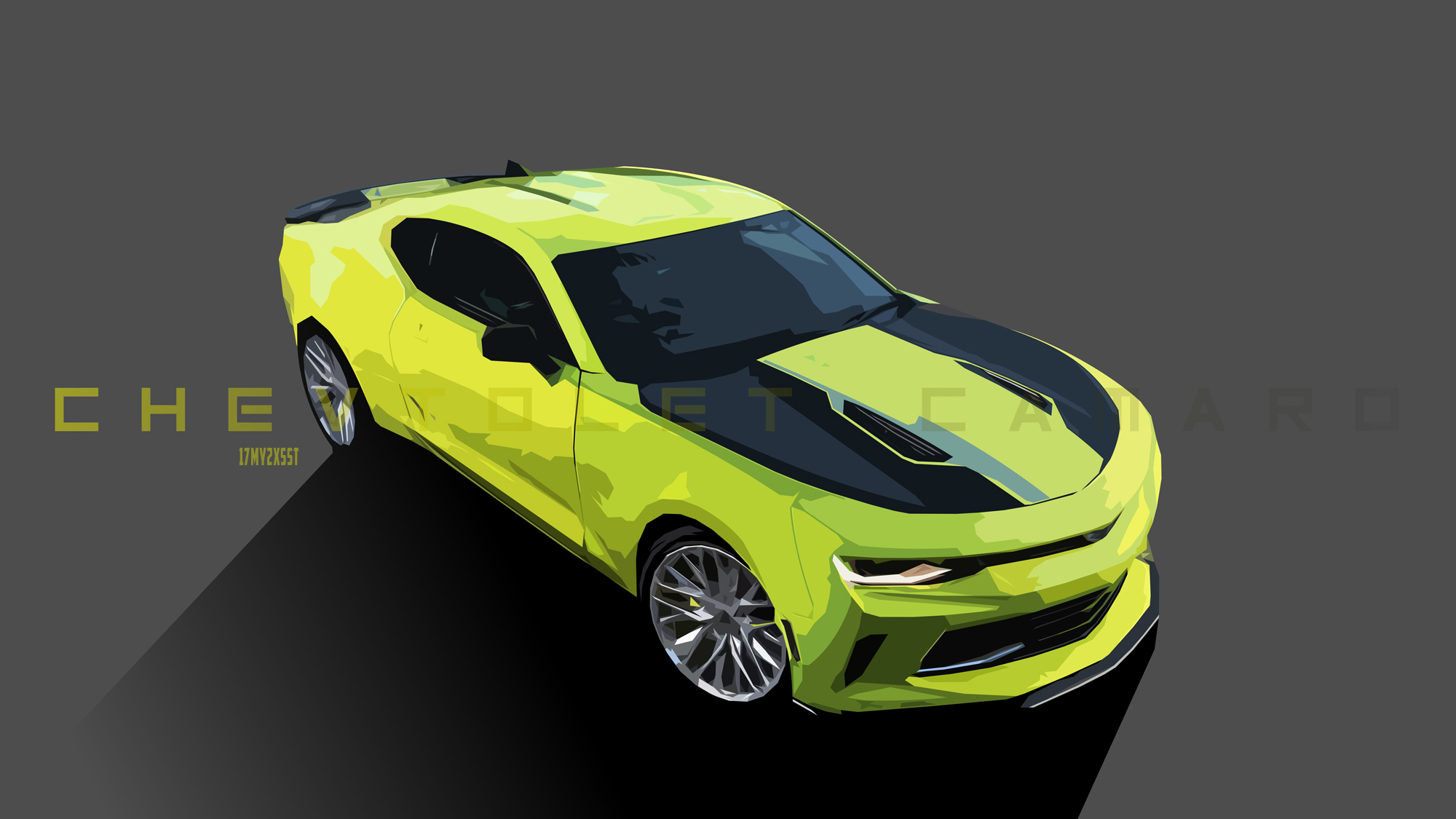 Yellow Sport Car - HD Wallpaper 