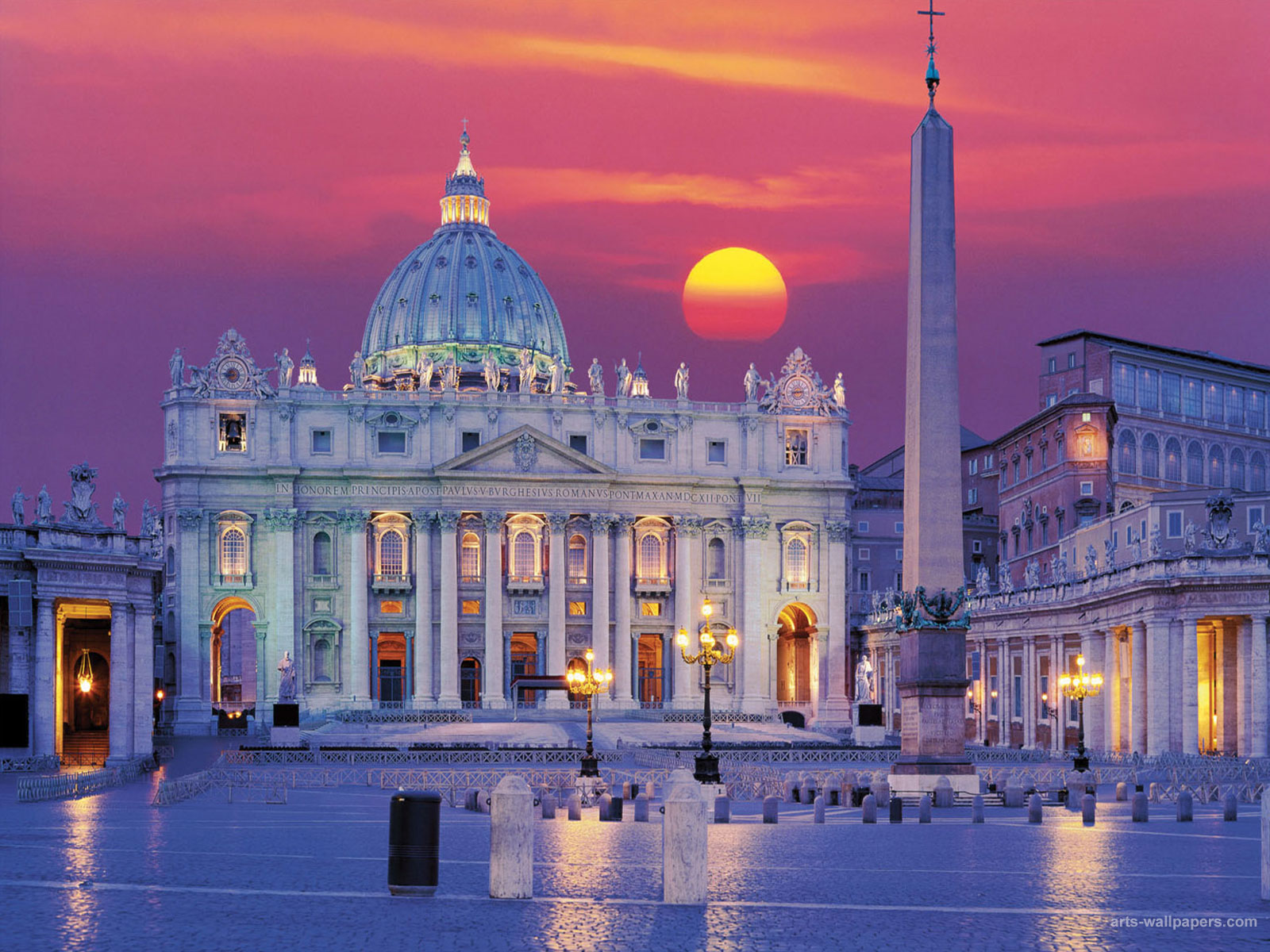 Rome Wallpaper - Piazza San Pietro - HD Wallpaper 