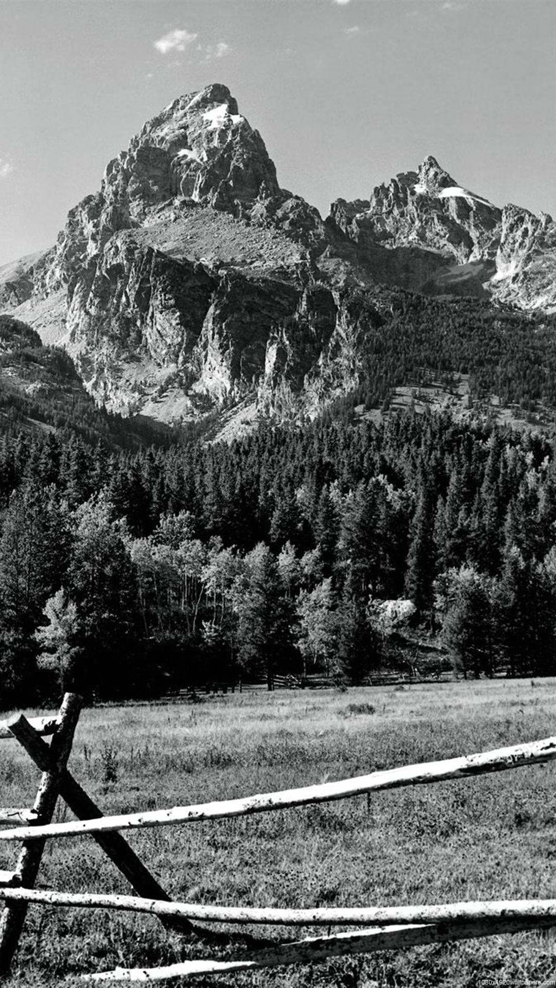 Mountain Black White Nature Wallpapers Hd - Black And White Nature Wallpaper Iphone - HD Wallpaper 