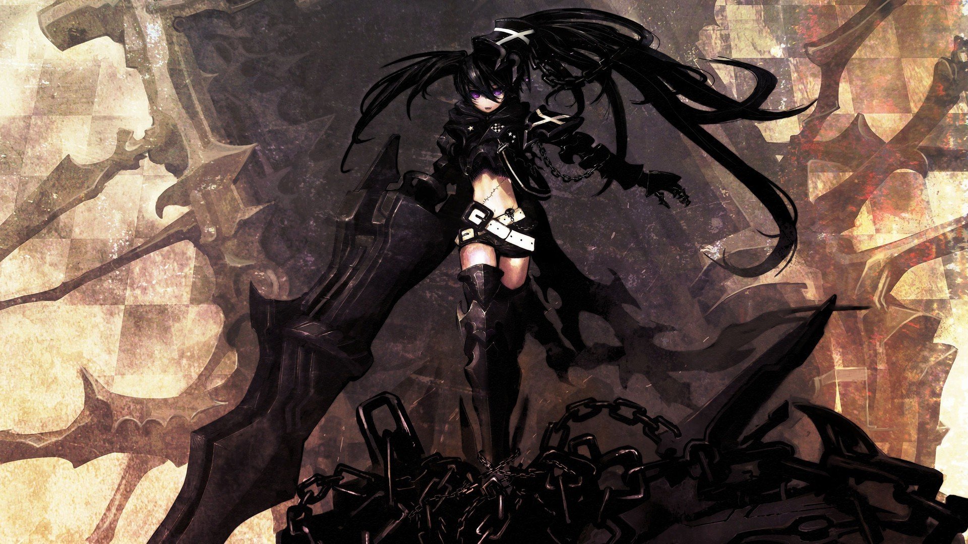 Black Rock Shooter Art - HD Wallpaper 