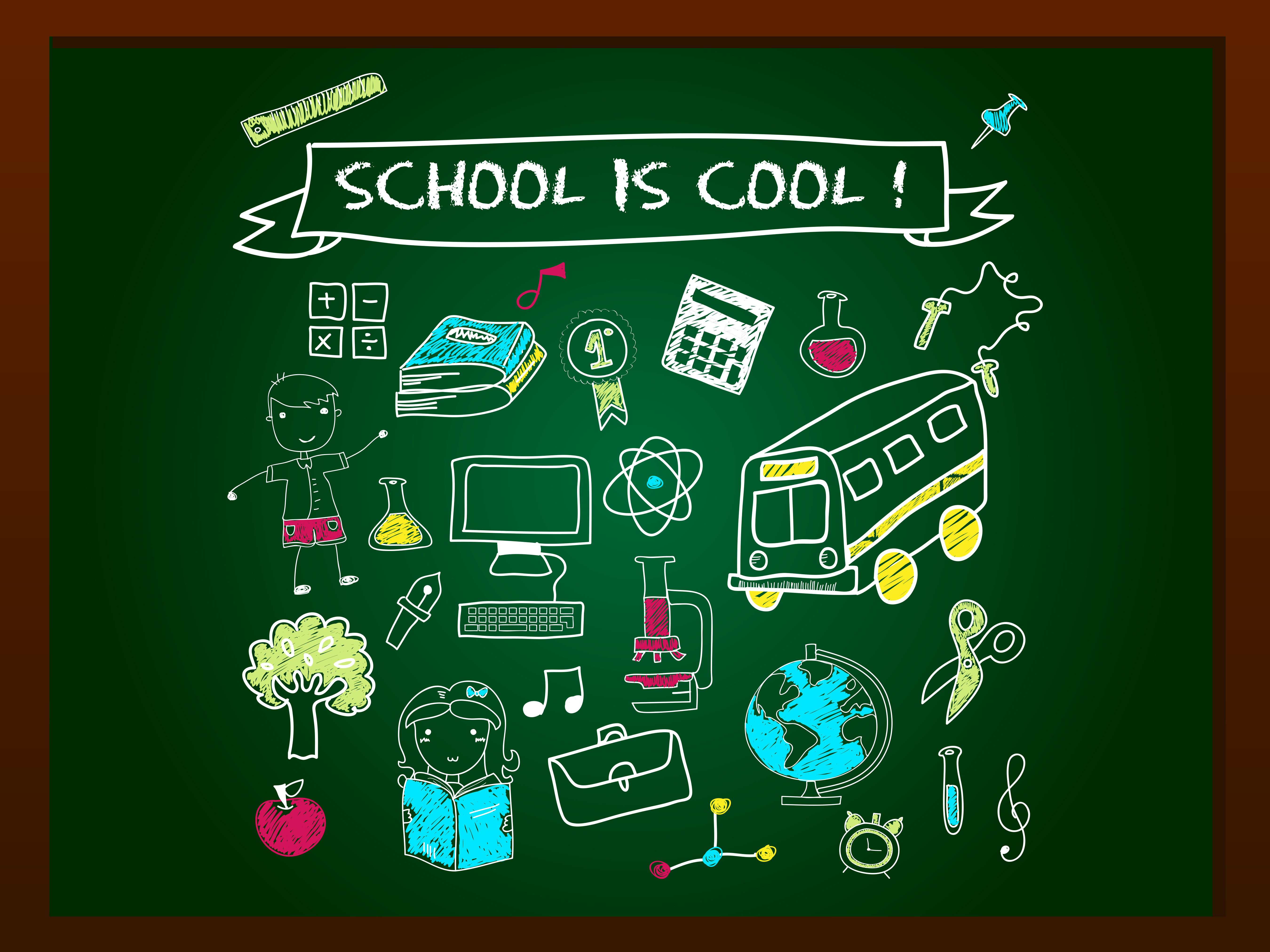 School Is Cool - HD Wallpaper 