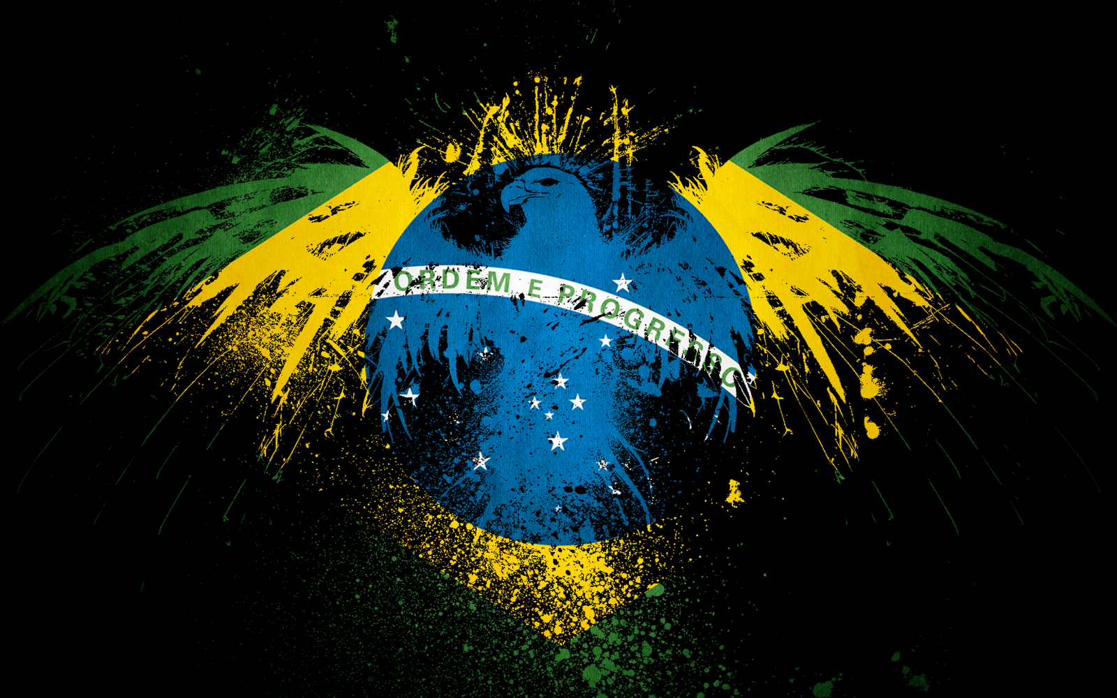 Flag Wallpaper Brazil - HD Wallpaper 