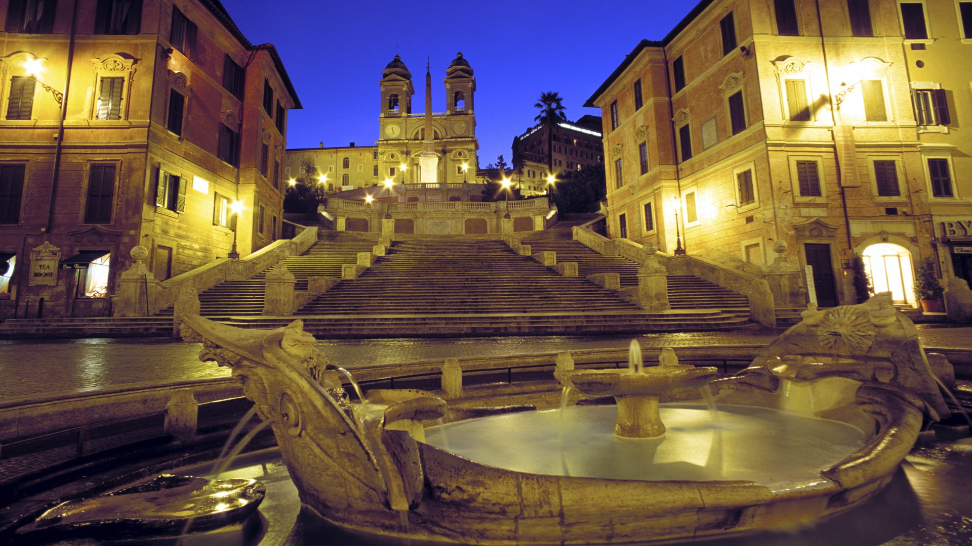 Rome Wallpaper Hd - Spanish Steps - HD Wallpaper 
