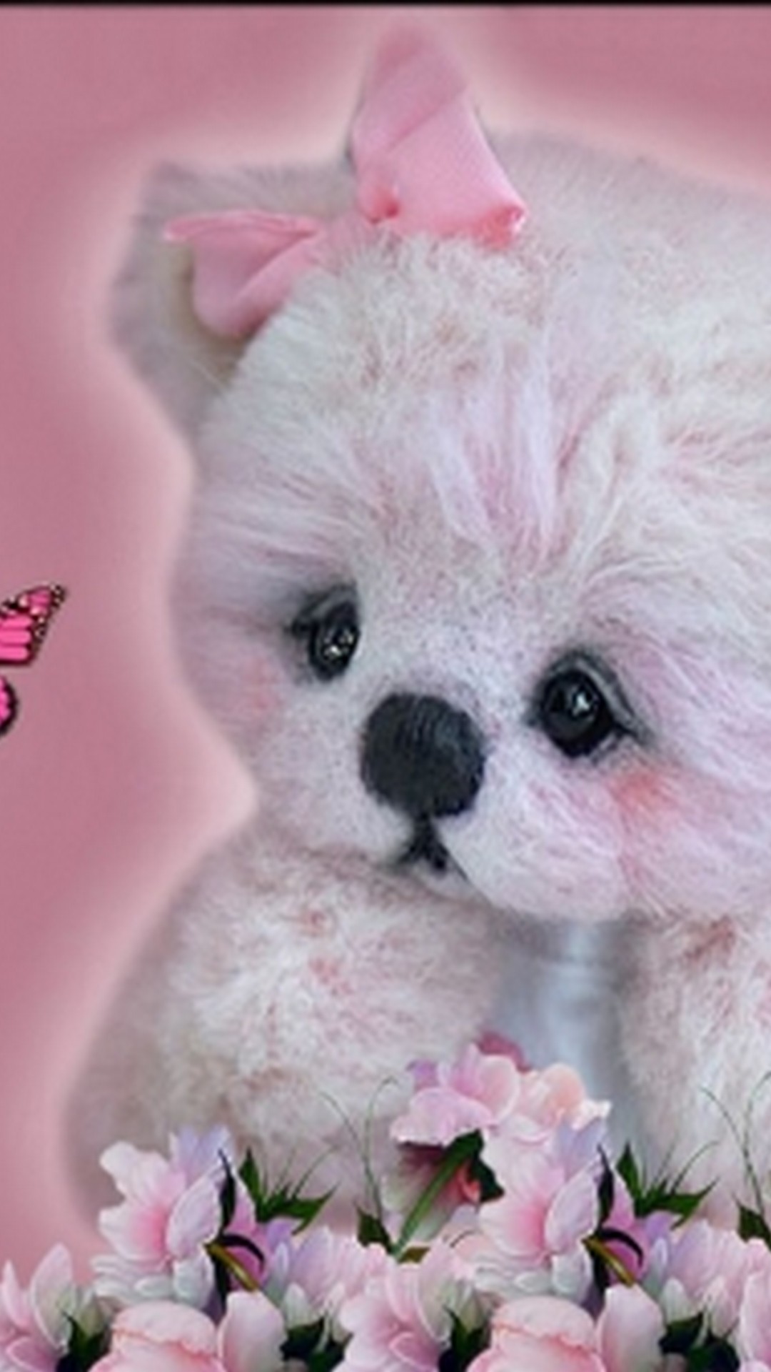 Wallpaper Cute Teddy Bear Android With Image Resolution - Home Screen Cute Teddy - HD Wallpaper 