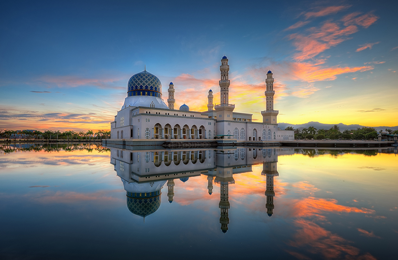Kota Kinabalu City Mosque - HD Wallpaper 