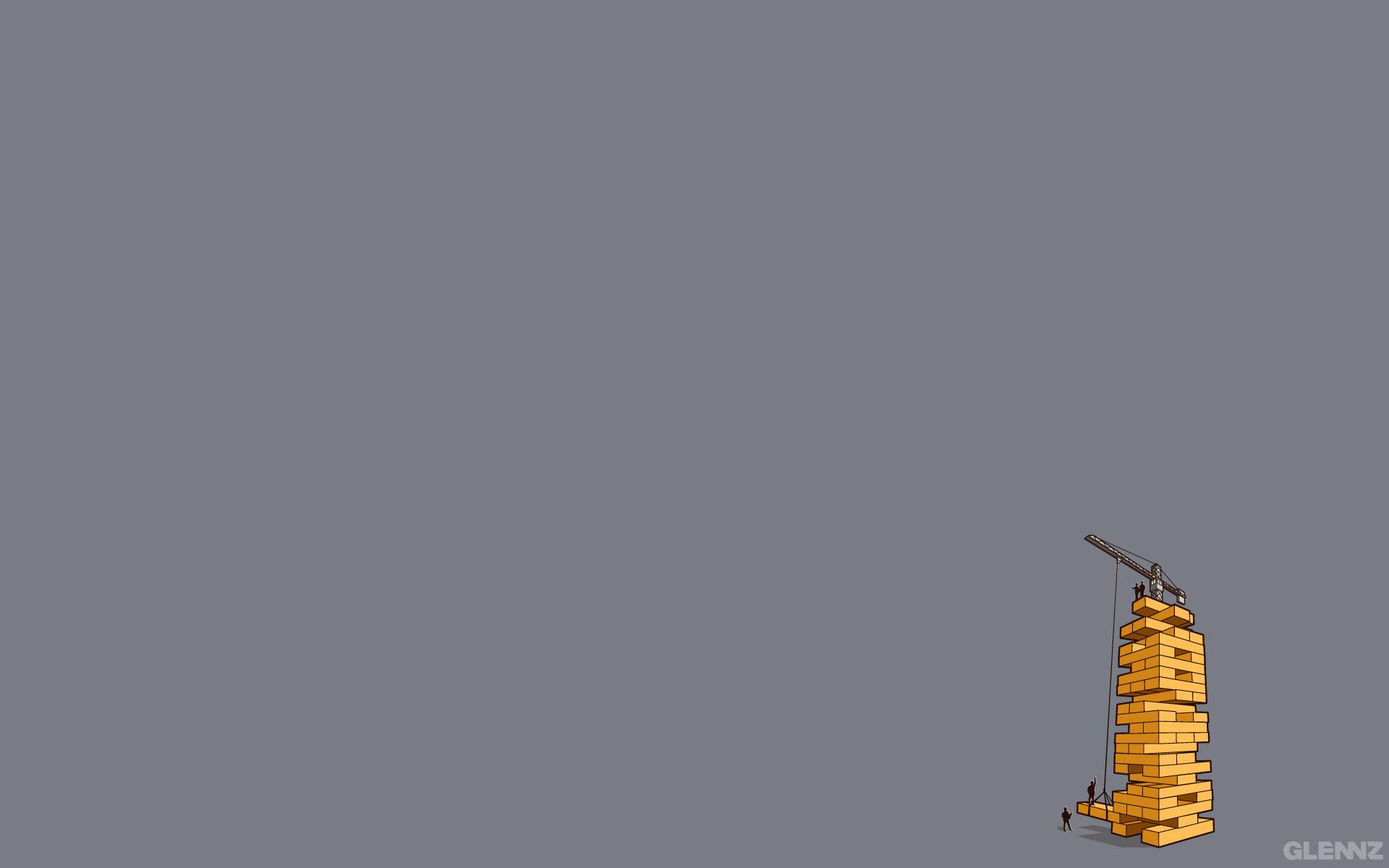 Construction Wallpaper - Minimalist Wallpaper Construction - HD Wallpaper 