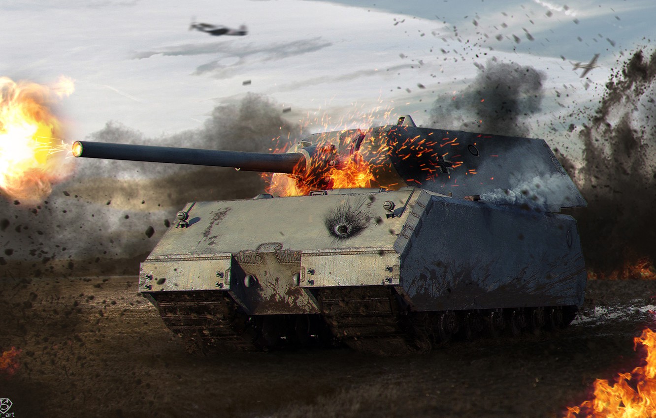 Photo Wallpaper Game, Tank, Tanks, Wot, Tank, World - World Of Tanks Wallpaper Maus - HD Wallpaper 
