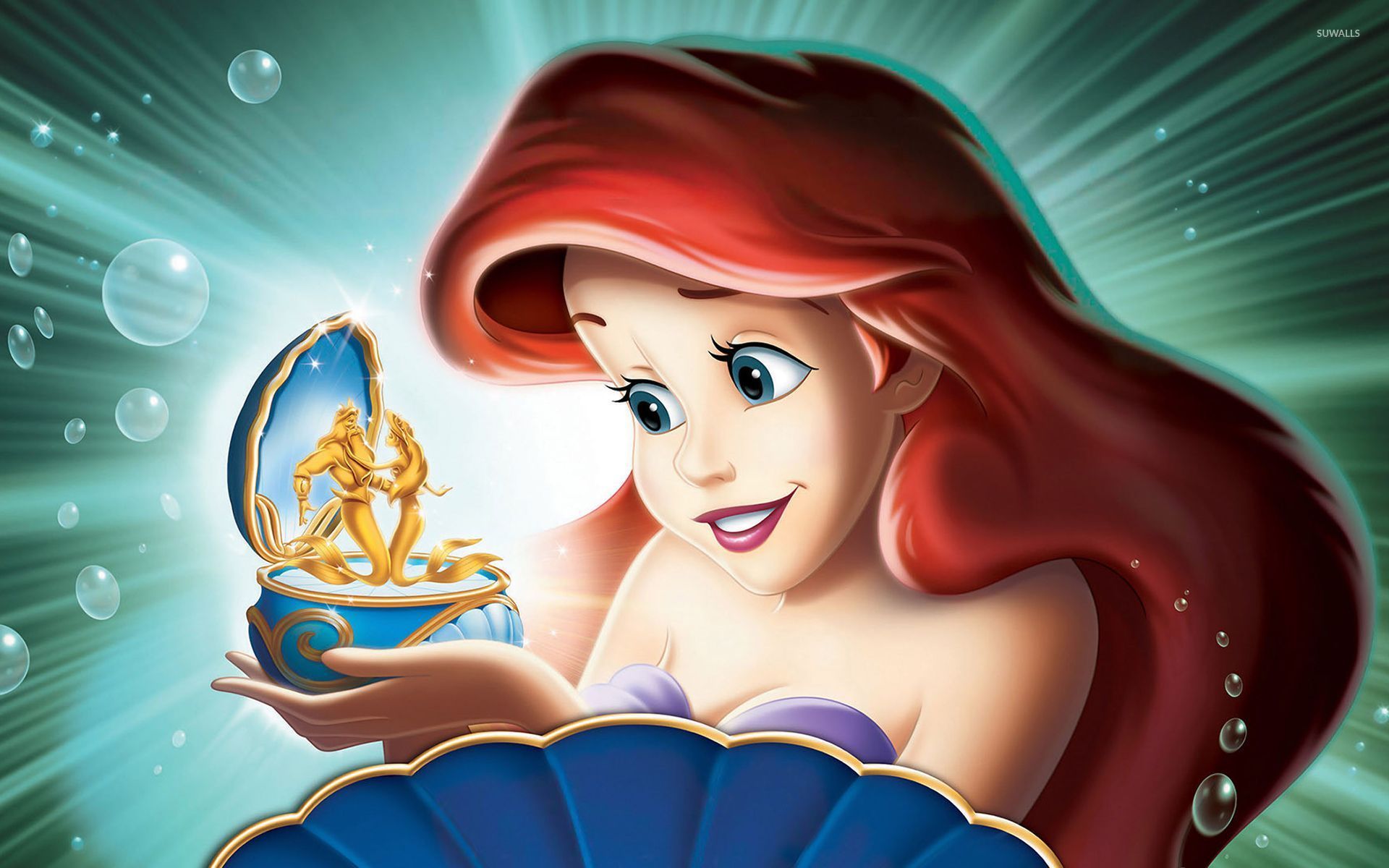 Ariel The Little Mermaid - HD Wallpaper 