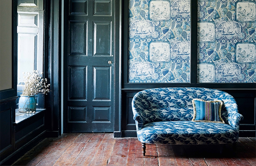 Bohemian Wallpaper - Mulberry Torridon - HD Wallpaper 