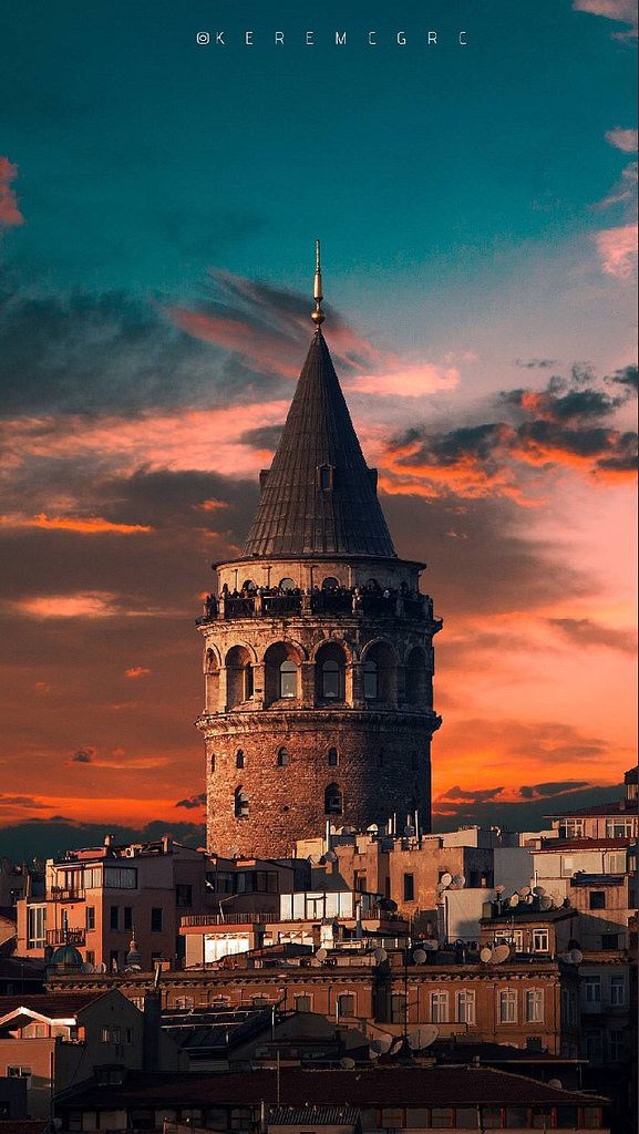 Istanbul Galata Tower Galata Kulesi Hd - HD Wallpaper 