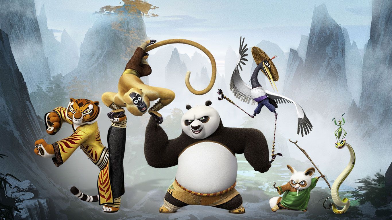 Kung Fu Panda All Characters - HD Wallpaper 