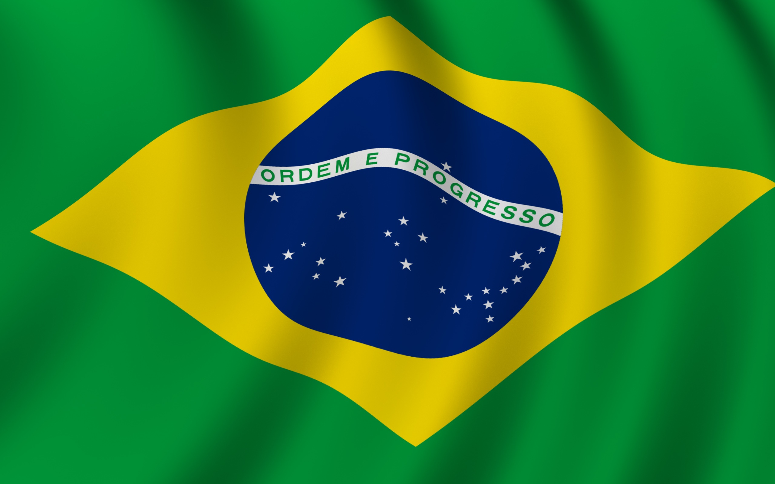 Flag Of Brazil Hd - HD Wallpaper 