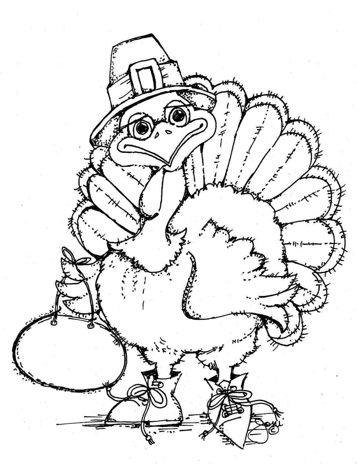 Full Size Thanksgiving Coloring Pages - HD Wallpaper 