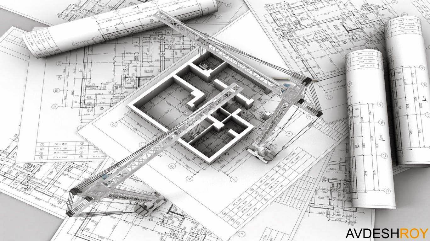 Civil Engineer Wallpaper - Architecture Drawing Background Hd - HD Wallpaper 
