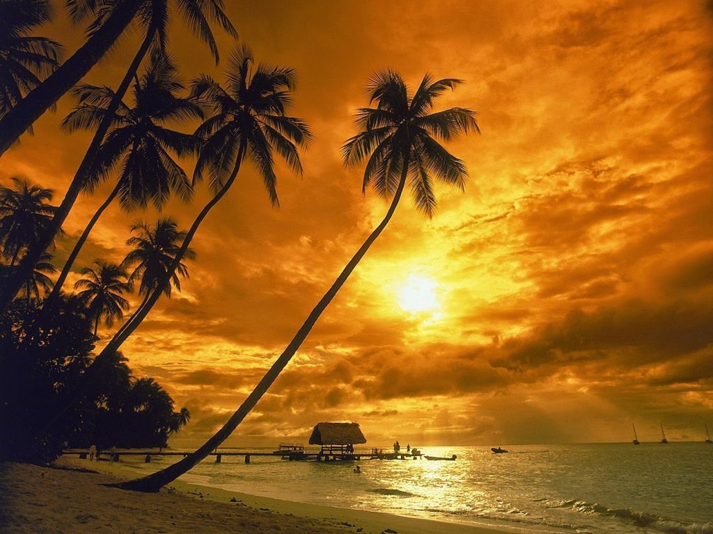 Inilah Galeri 30 Foto Pemandangan Laut Yang Indah - Background Night Time Beach - HD Wallpaper 