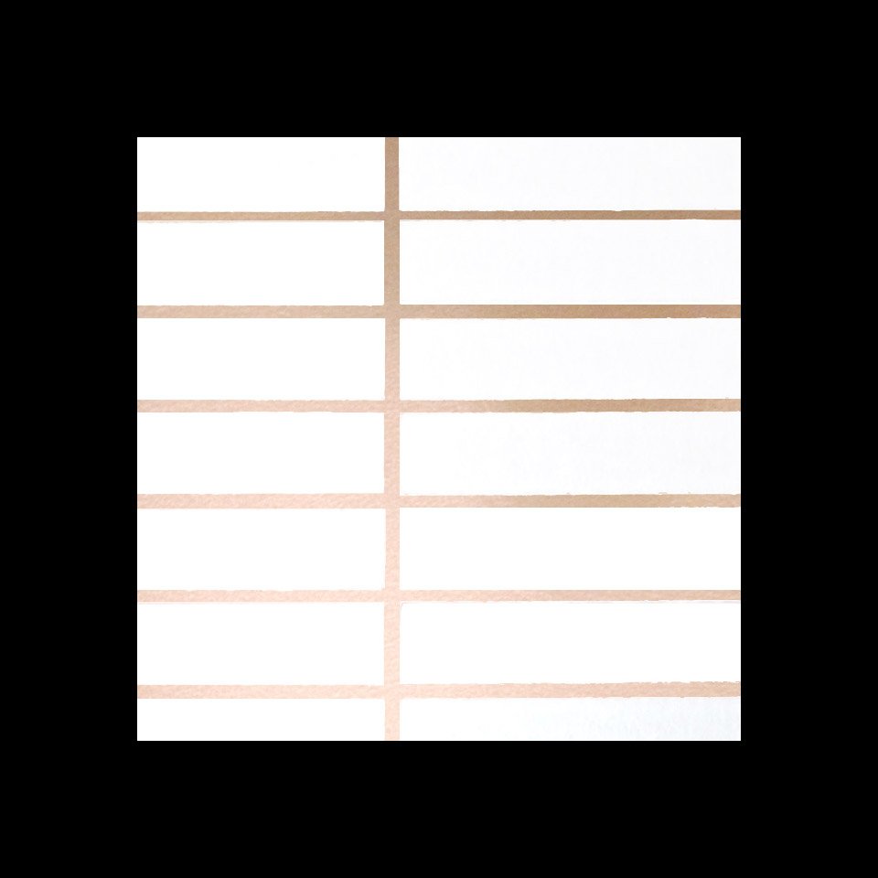 Grid Wallpaper Copper Rose White - Window Blind - HD Wallpaper 