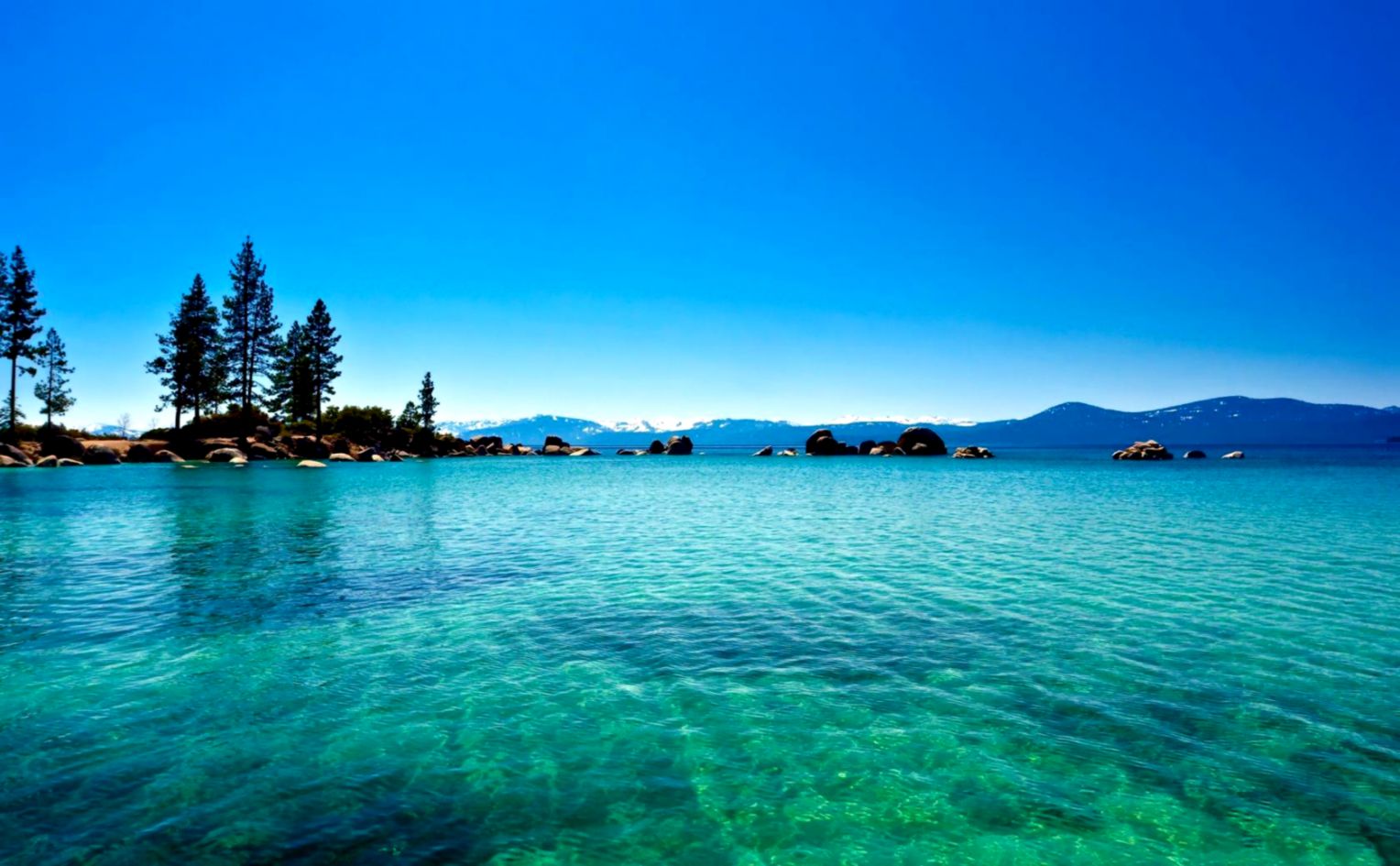 Blue Sea Travel Wallpaper Hd - 4k Lake Tahoe - HD Wallpaper 