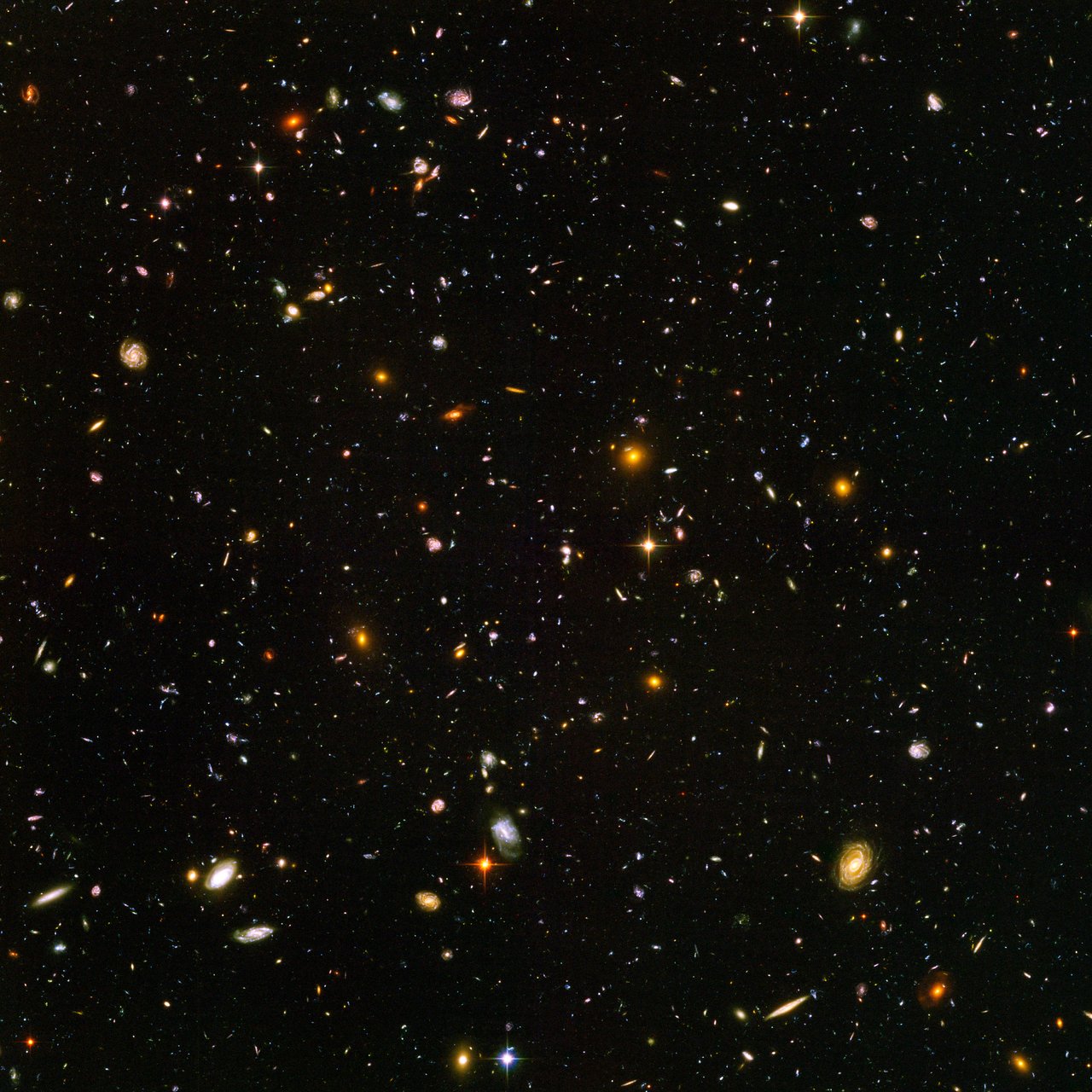 High Definition Hubble Deep Field - HD Wallpaper 