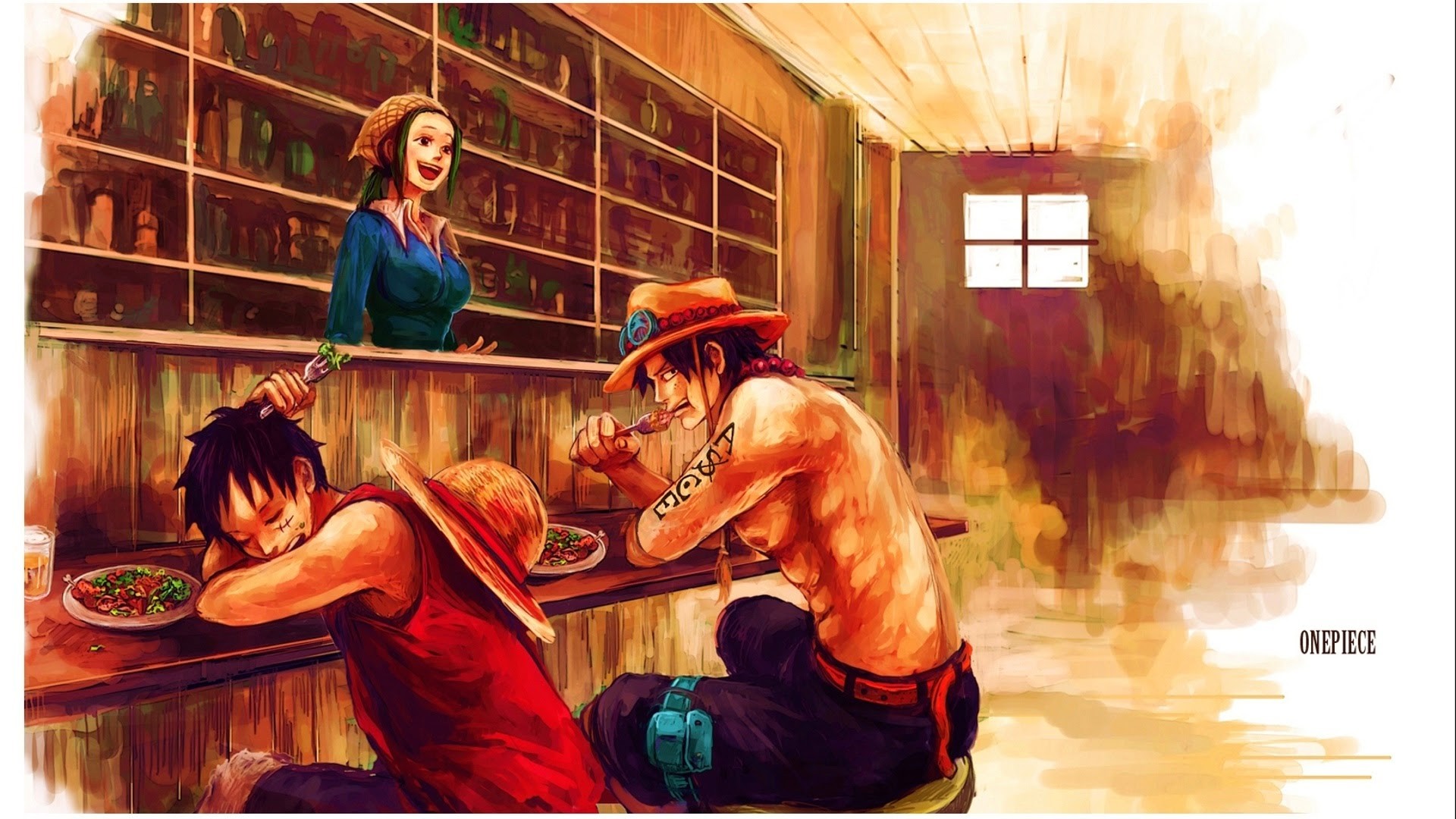 Luffy And Ace Wallpaper 4k - HD Wallpaper 